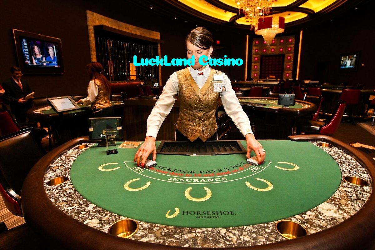 LuckLand Casino casino presented on mobile device in Pakistan with slots and live games